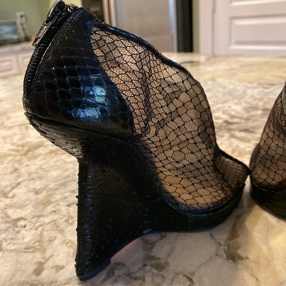 CL Snakeskin Peeptoe - Picture 5 of 6
